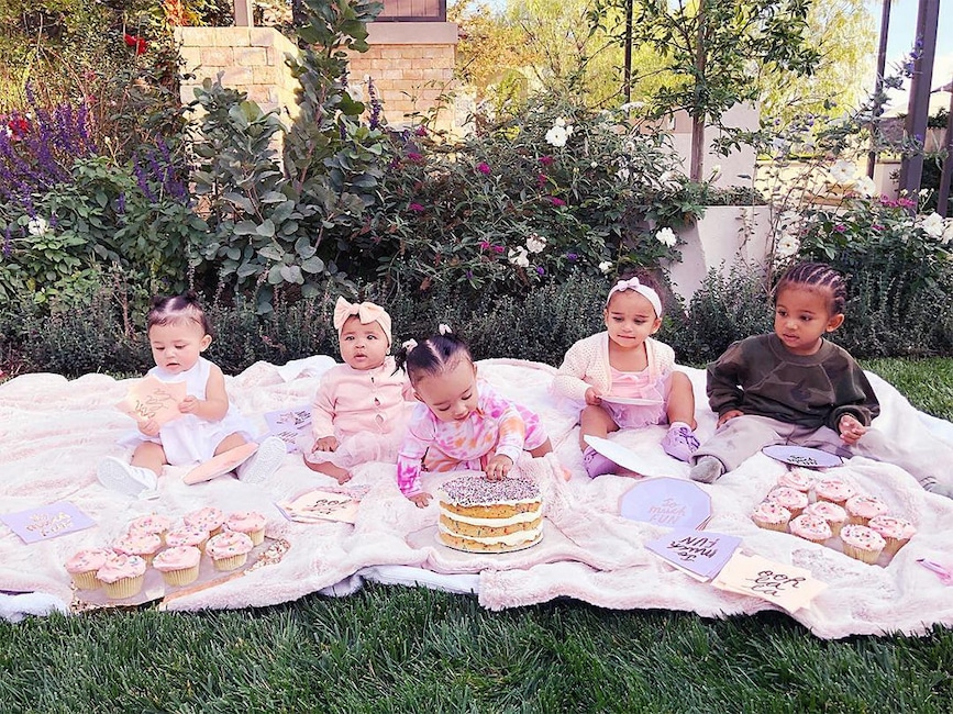 Stormi Webster, True Thompson, Chicago West, Dream Kardashian, Saint West